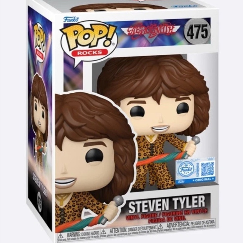 Funko Pop Rocks Aerosmith Steven  Tyler Vinyl Figure